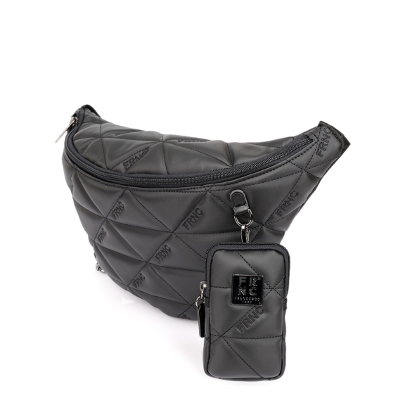 Τσαντάκι μέσης - μπανάνα FRNC 4122 Μαύρο