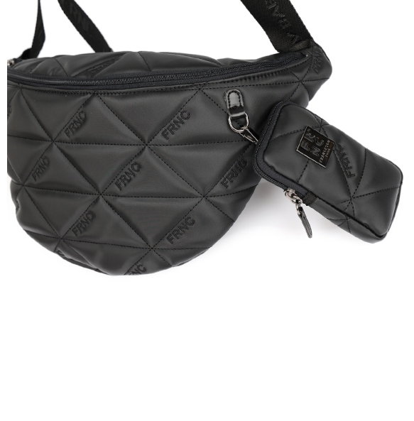 Τσαντάκι μέσης - μπανάνα FRNC 4122 Μαύρο