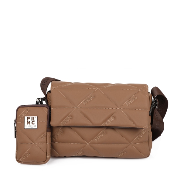 Τσαντά ωμού FRNC 4135 Καφέ Τσαντά ωμού FRNC 4135 Καφέ