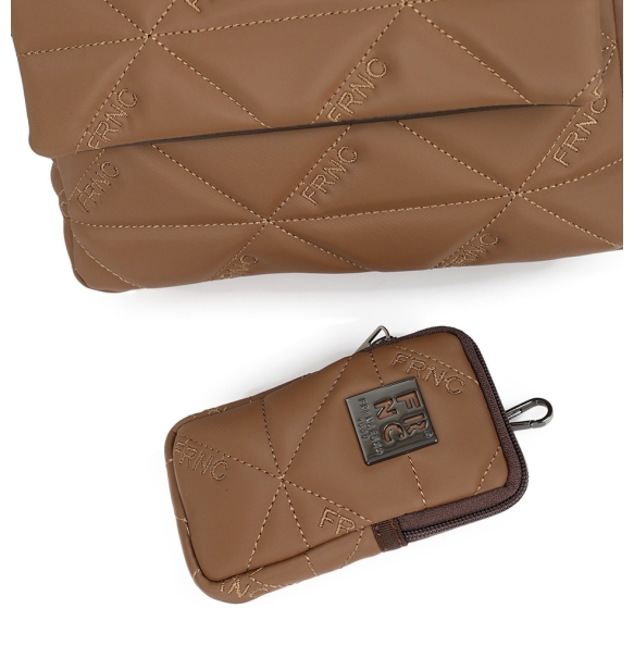 Τσαντά ωμού FRNC 4135 Καφέ Τσαντά ωμού FRNC 4135 Καφέ