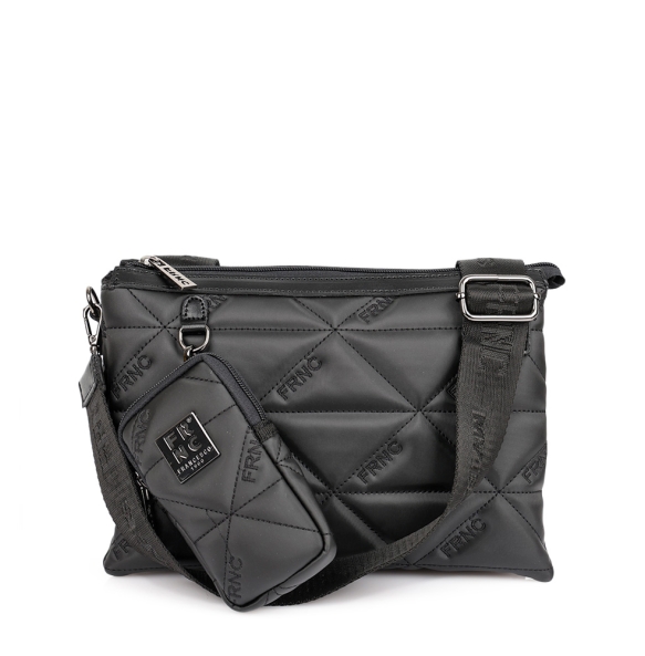 Τσάντα χιαστί FRNC 4146 Μαύρο