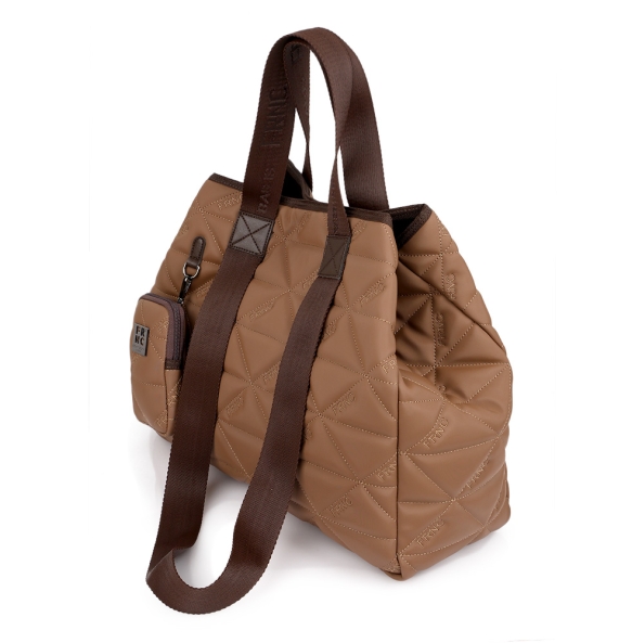 Τσάντα ώμου FRNC 4148W Καφέ