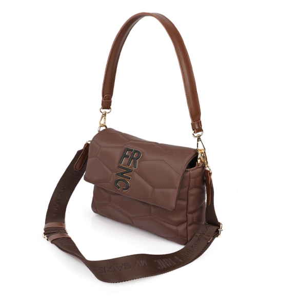 Τσαντά ωμού FRNC 4942 Καφέ Τσαντά ωμού FRNC 4942 Καφέ