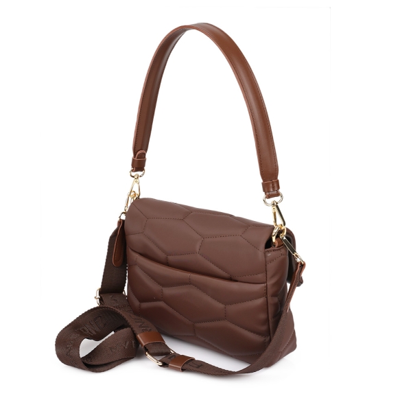 Τσαντά ωμού FRNC 4942 Καφέ Τσαντά ωμού FRNC 4942 Καφέ