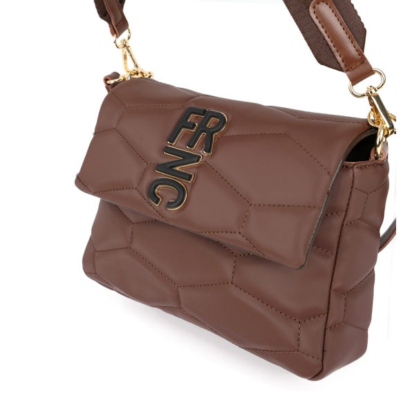 Τσαντά ωμού FRNC 4942 Καφέ Τσαντά ωμού FRNC 4942 Καφέ