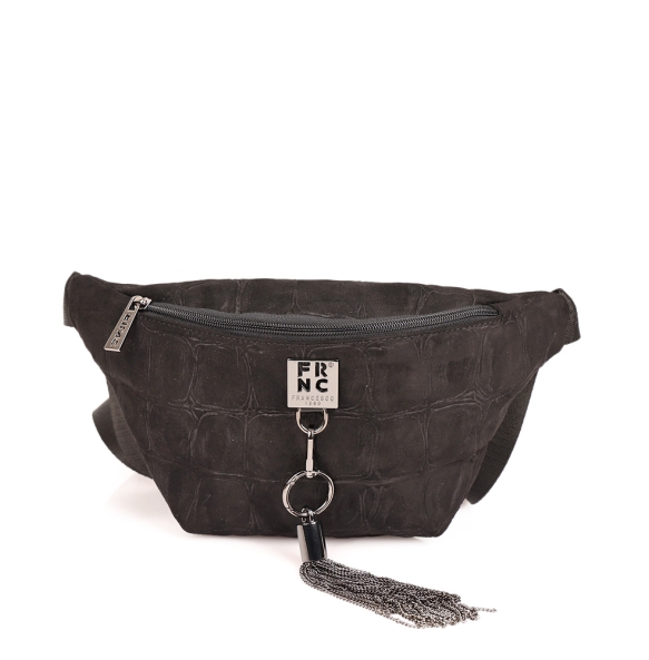 Τσαντάκι μέσης - μπανάνα FRNC 6130 Μαύρο