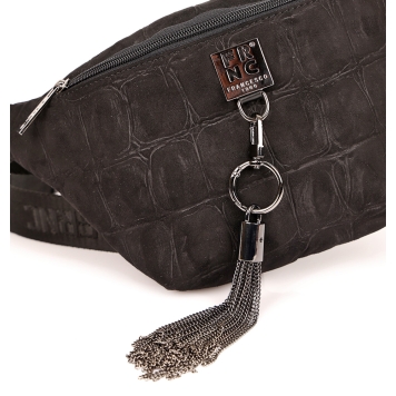 Τσαντάκι μέσης - μπανάνα FRNC 6130 Μαύρο