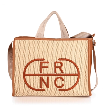 Τσάντα FRNC 8041 Ψάθα Ταμπά