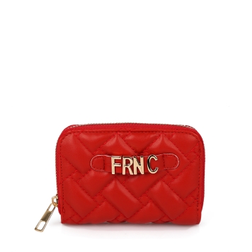 Πορτοφόλι FRNC W02-011K Καπιτονέ Κόκκινο