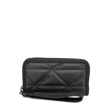 Πορτοφόλι FRNC Zip Around W4159 Μαύρο