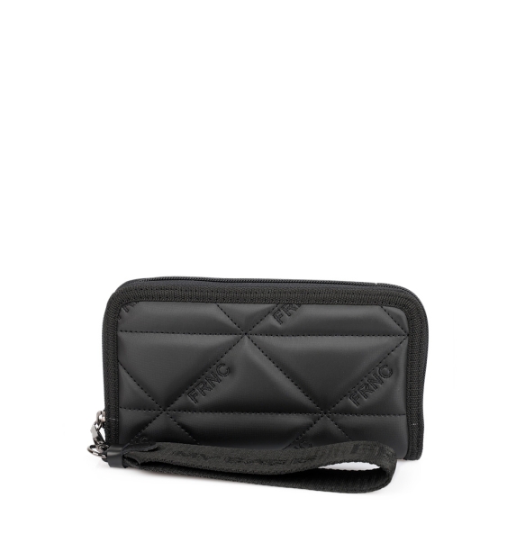 Πορτοφόλι FRNC Zip Around W4159 Μαύρο