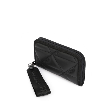 Πορτοφόλι FRNC Zip Around W4159 Μαύρο