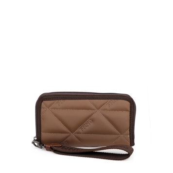 Πορτοφόλι FRNC Zip Around W4159 Καφέ