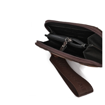 Πορτοφόλι FRNC Zip Around W4159 Καφέ
