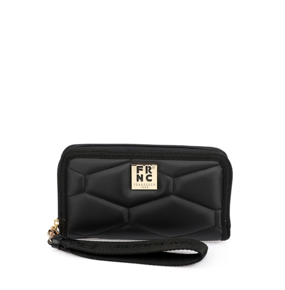 Πορτοφόλι FRNC Zip Around W4936 Μαύρο