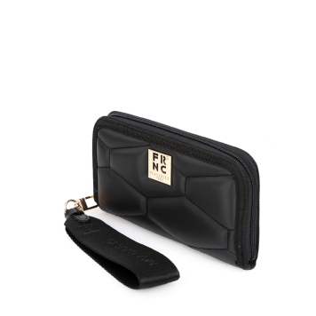 Πορτοφόλι FRNC Zip Around W4936 Μαύρο