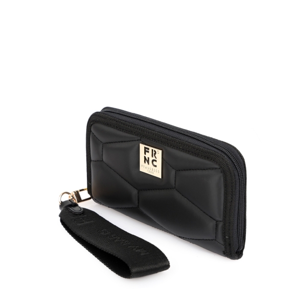 Πορτοφόλι FRNC Zip Around W4936 Μαύρο