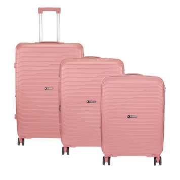 Σετ 3 βαλίτσες XPLORER 171 Ροζ