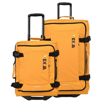 Σετ 2 βαλίτσες Μαλακές RCM 1809 Κίτρινο