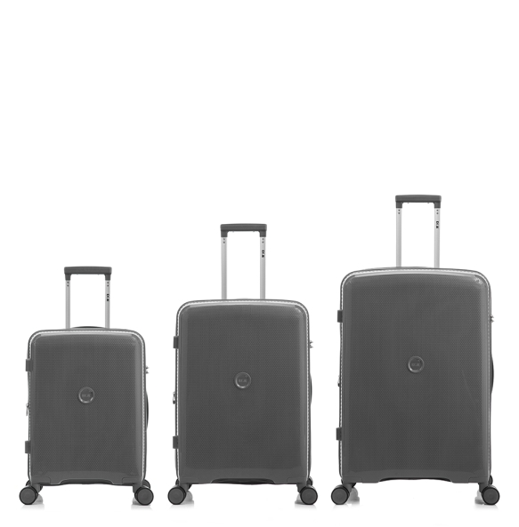 Σετ 3 βαλίτσες RCM 425 Σκούρο Γκρι
