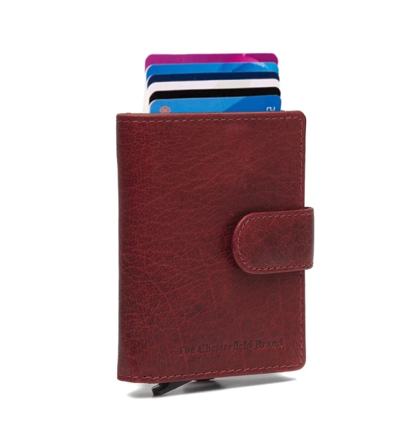 Καρτοθήκη THE CHESTERFIELD BRAND Prague C08.044204 Κόκκινο