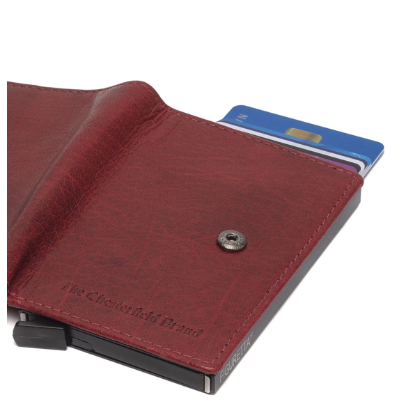 Καρτοθήκη THE CHESTERFIELD BRAND Prague C08.044204 Κόκκινο
