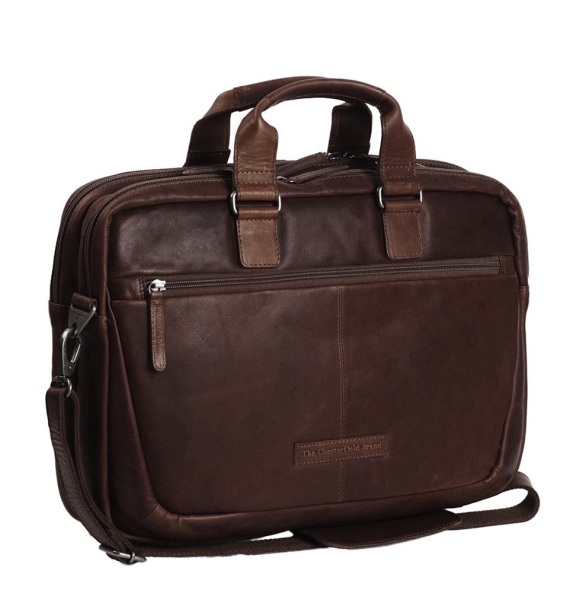 Δερμάτινος χαρτοφύλακας THE CHESTERFIELD BRAND C40.101001 Καφέ
