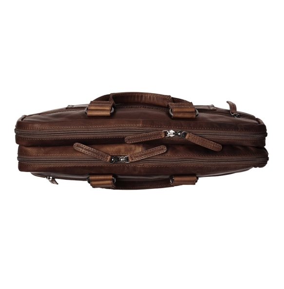 Δερμάτινος χαρτοφύλακας THE CHESTERFIELD BRAND C40.101001 Καφέ