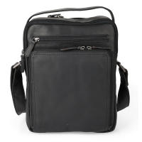 Τσαντάκι χιαστί RCM Leather H14 Μαύρο