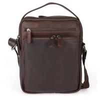 Τσαντάκι χιαστί RCM Leather H14 Καφέ