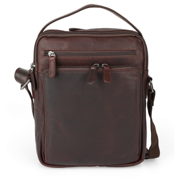 Τσαντάκι χιαστί RCM Leather H14 Καφέ