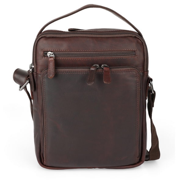 Τσαντάκι χιαστί RCM Leather H14 Καφέ Τσαντάκι χιαστί RCM Leather H14 Καφέ