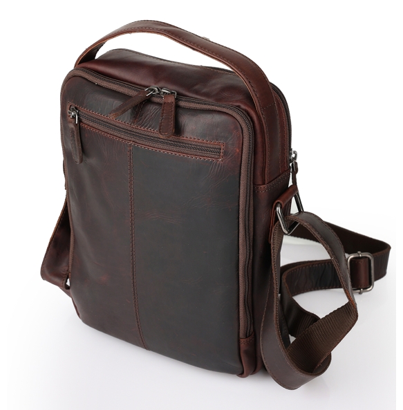 Τσαντάκι χιαστί RCM Leather H14 Καφέ Τσαντάκι χιαστί RCM Leather H14 Καφέ