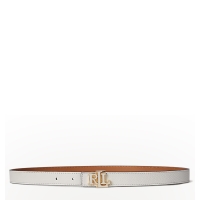 Ζώνη RALPH LAUREN 412P04418 2.0 Διπλής Όψεως Λευκό/Ταμπά