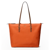 Τσάντα RALPH LAUREN Medium Keaton Nylon Tote Bag 431916737/050 Πορτοκαλί