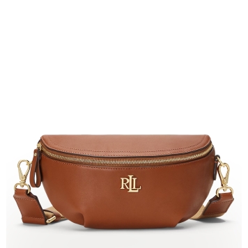 Τσαντάκι Μέσης  RALPH LAUREN Leather Marcy Belt Bag 431934832/002 Ταμπά