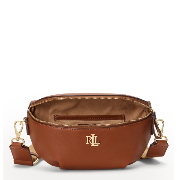 Τσαντάκι Μέσης  RALPH LAUREN Leather Marcy Belt Bag 431934832/002 Ταμπά
