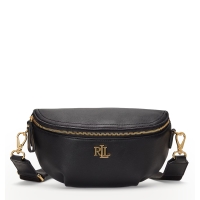 Τσαντάκι Μέσης  RALPH LAUREN Leather Marcy Belt Bag 431934832/003 Μαύρο