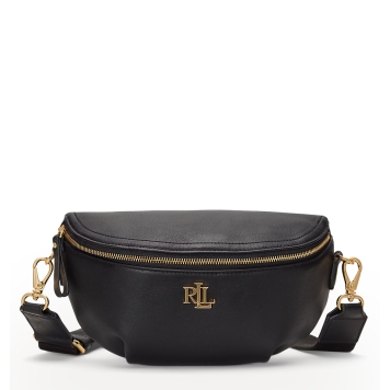 Τσαντάκι Μέσης  RALPH LAUREN Leather Marcy Belt Bag 431934832/003 Μαύρο