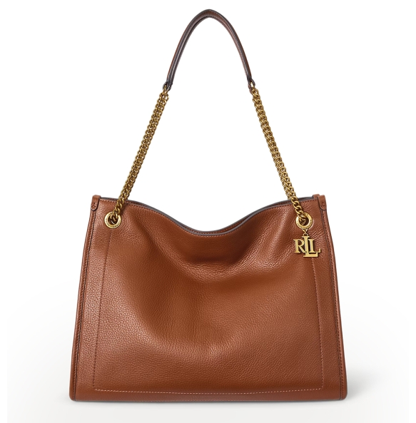 Τσάντα RALPH LAUREN Leather Large Bradley Tote Bag 431969352 Ταμπά