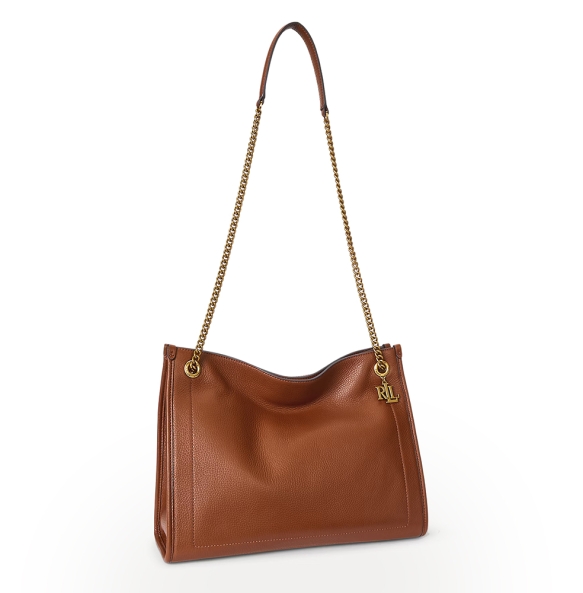 Τσάντα RALPH LAUREN Leather Large Bradley Tote Bag 431969352 Ταμπά