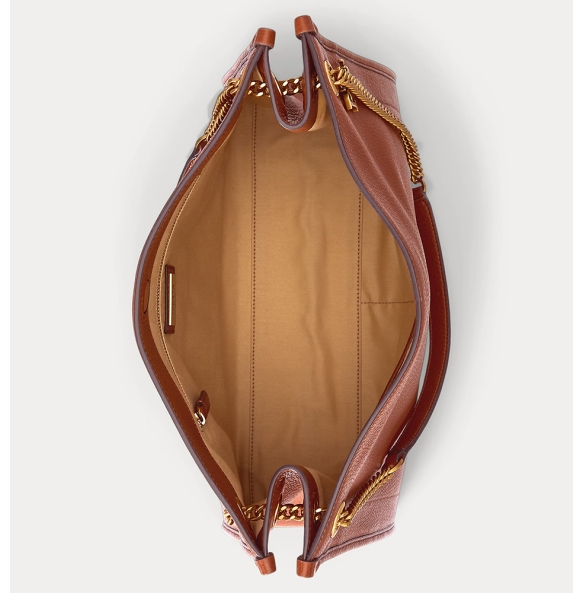 Τσάντα RALPH LAUREN Leather Large Bradley Tote Bag 431969352 Ταμπά