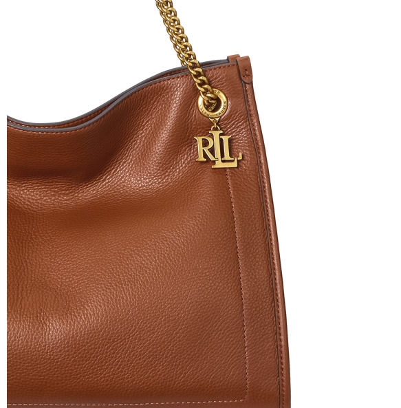 Τσάντα RALPH LAUREN Leather Large Bradley Tote Bag 431969352 Ταμπά