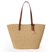 Τσάντα RALPH LAUREN Large Lainey Raffia Tote Bag 431982179/001 Ψάθα