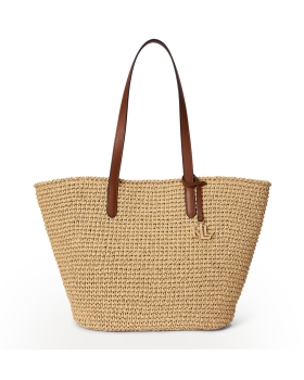 Τσάντα RALPH LAUREN Large Lainey Raffia Tote Bag 431982179/001 Ψάθα