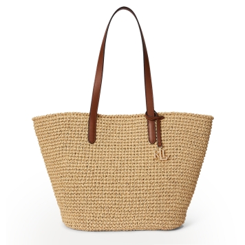 Τσάντα RALPH LAUREN Large Lainey Raffia Tote Bag 431982179/001 Ψάθα
