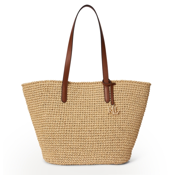 Τσάντα RALPH LAUREN Large Lainey Raffia Tote Bag 431982179/001 Ψάθα
