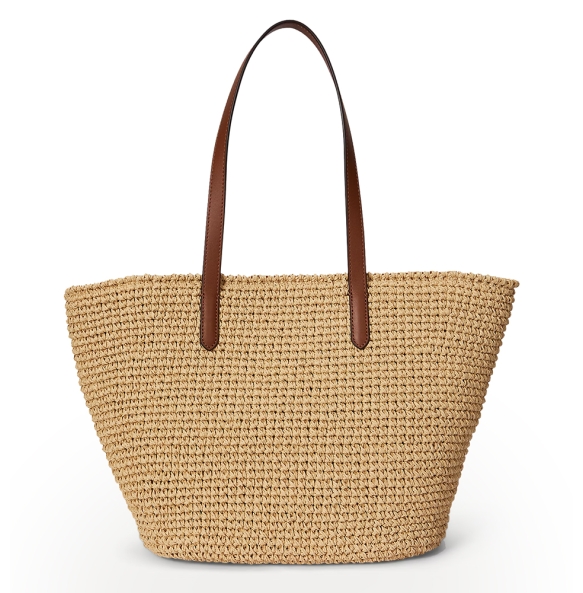 Τσάντα RALPH LAUREN Large Lainey Raffia Tote Bag 431982179/001 Ψάθα