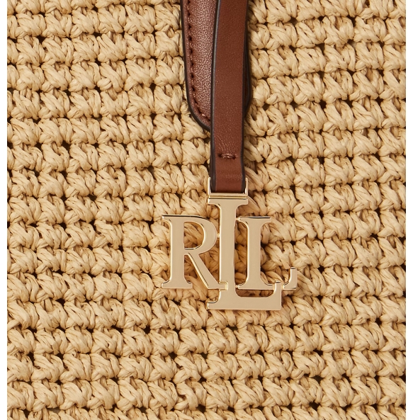 Τσάντα RALPH LAUREN Large Lainey Raffia Tote Bag 431982179/001 Ψάθα