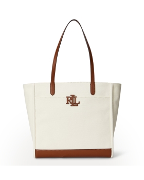 Τσάντα RALPH LAUREN Canvas Large Cameryn Tote Bag 431982234/003 Ιβουάρ